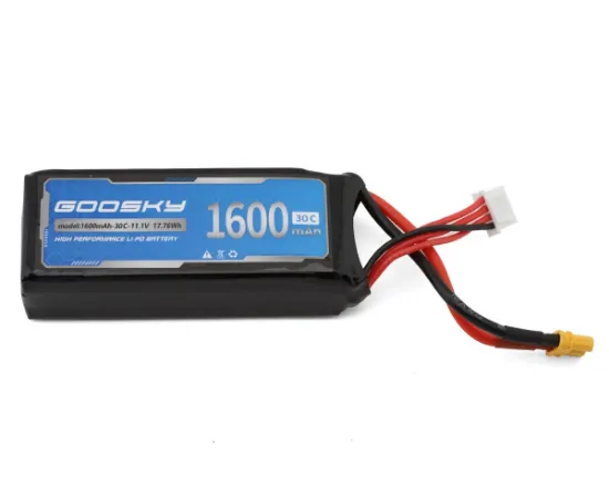 Picture of Goosky GT050024 3S 11.1V 1600mAh 30C LiPo Battery w/XT30 Connector