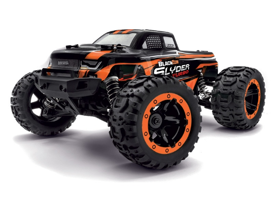 Picture of Blackzon BLA 540210 1/16 Slyder Monster Truck Turbo 4WD 2S Brushless with Battery and Charger - Orange