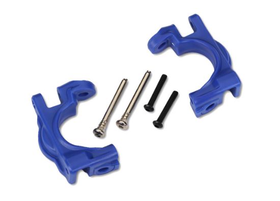 Picture of Traxxas 9032X Caster blocks (c-hubs) extreme heavy duty blue