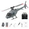 Picture of RC ERA A60 BELL 206 Mini Optical Flow RC Helicopter Model RTF Grey