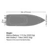 Picture of Proboat PRB-2171T2 36" Pro Boat Sonicwake V3 Self Righting 96+ KPH Red/Yellow