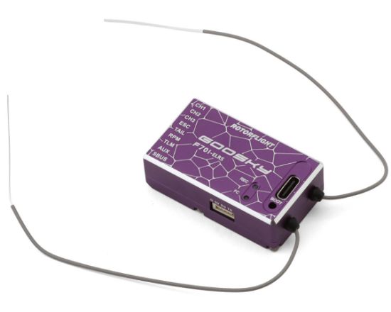 Picture of Goosky GT040269 RotorFlight Flybarless Gyro w/ built-in ELRS Receiver (Starry Night Purple) 
