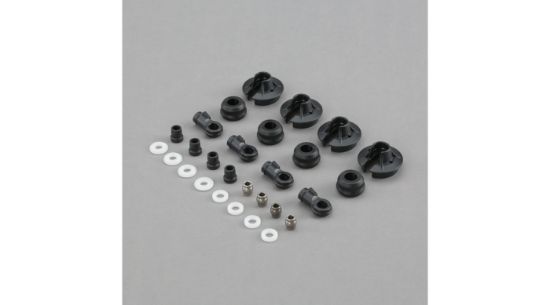 Picture of LOSI/TLR TLR253002 Shock Plastics and Balls (4): 5B, 5T, MINI