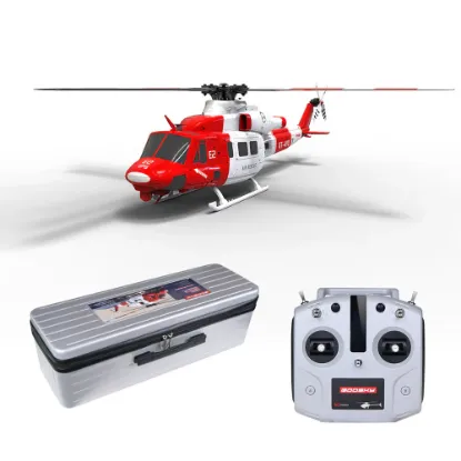Picture of Goosky BAF050006-A E2 UH-1Y Venom GPS Helicopter - RTF (Mode 2) in Carrying Case (RED) 