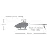 Picture of Blade BLH01550 InFusion 210 BNF Basic with AS3X and SAFE 