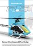 Picture of Goosky BAF220002 RS5 Ultra Electric 550 Size Helicopter Kit- Glacier Blue with Azure Main Blades 560mm & Tail Blade 95mm