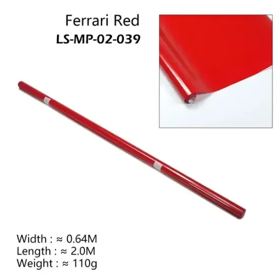 Picture of Dancing Wings LS-MP-02-039 Covering Film - Ferrari Red (2m) 