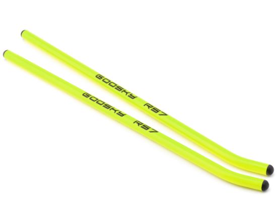 Picture of Goosky GT040145 Painted Skid Pipes Yellow (2) - RS7 