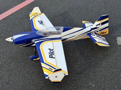 Picture of Pilot-RC Extra NG – 49″ (1.20m) Foam Kit Colour 08 (Yellow/Blue/White) 