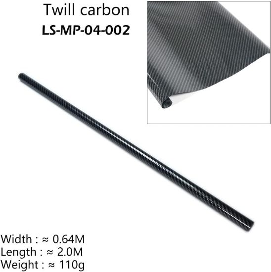 Picture of Dancing Wings LS-MP-04-002 Covering Film - Twill Carbon (2m)  