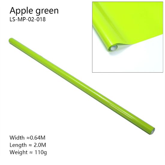 Picture of Dancing Wings LS-MP-02-018 Covering Film - Apple Green (2m) 
