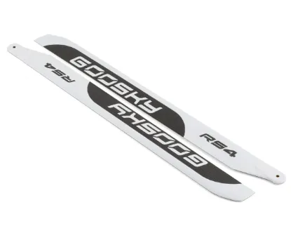 Picture of Goosky GT020012 Carbon Fiber 390mm Main Blades (2)- RS4 