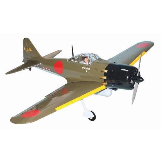 Picture of Seagull SEA123NGEAR A6M Zero - 67 Inch Wingspan (ARF, 20cc Gas, No Electric Retracts) New 2025