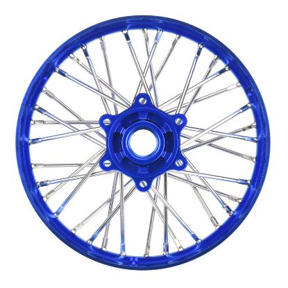 Picture of Proline PRO283700T1 1/4 Pro-Spec CNC Aluminum V2 Bead Rear Wheel, Assembled, Blue: Promoto-MX 