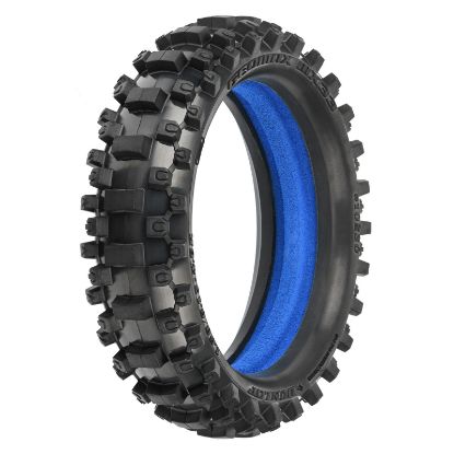 Picture of Proline Racing PRO102300 1/4 Dunlop Geomax MX33 V2 Bead M2 Rear Tire: Promoto-MX