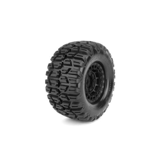 Picture of Jetko JKO5803CBMSGB 1/5 XMT EX-SLAYER/Claw Rim/Black/Medium Soft/Glued/Blted MTD Tires (2)