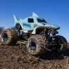 Picture of LOSI LOS01026T3 1/18 Mini LMT Megalodon 2S 4X4 RTR Brushed Monster Truck (Battery & Charger Included), Blue 