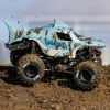 Picture of LOSI LOS01026T3 1/18 Mini LMT Megalodon 2S 4X4 RTR Brushed Monster Truck (Battery & Charger Included), Blue 