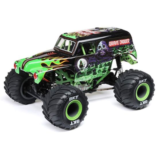 Picture of LOSI LOS01026T1 1/18 Mini LMT 4X4 Brushed Monster Truck RTR, Grave Digger
