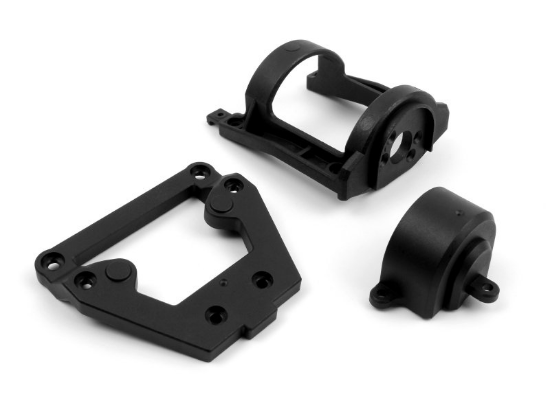 Picture of Blackzon BL 540130 Motor Mount/Front Steering Plate Set