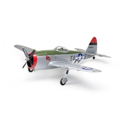 Picture of E-Flite EFL07050 Micro P-47 Thunderbolt 625mm BNF Basic with AS3X+ and SAFE Select