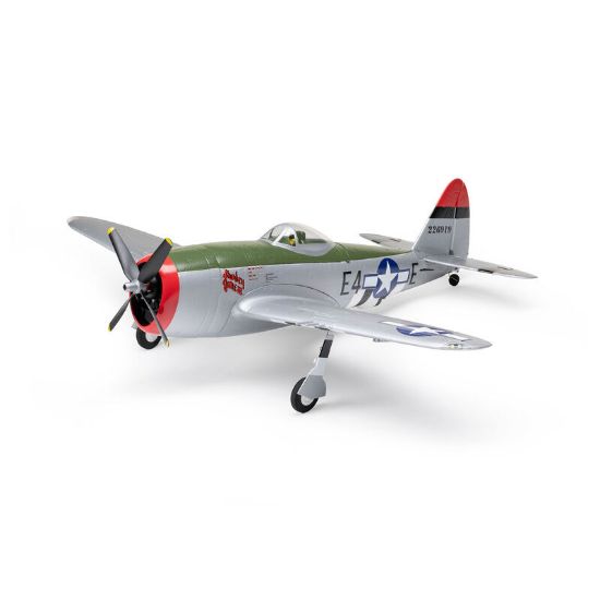 Picture of E-Flite EFL07050 Micro P-47 Thunderbolt 625mm BNF Basic with AS3X+ and SAFE Select