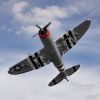 Picture of E-Flite EFL07050 Micro P-47 Thunderbolt 625mm BNF Basic with AS3X+ and SAFE Select