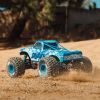 Picture of Arrma ARA4437T2 1/8 QUAKE 4S DSC 4X4 RTR RC Brushless Monster Truck, White/Blue