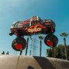 Picture of Arrma ARA4437T1 1/8 QUAKE 4S DSC 4X4 RTR RC Brushless Monster Truck, Black/Red 