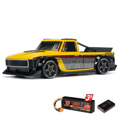 Picture of Arrma ARA2315ST2 1/12 ARRMA INFRACTION GROM 3S 80kph Yellow RTR RC Car Including Battery and Charger