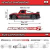 Picture of Arrma ARA2315ST1 1/12 ARRMA INFRACTION GROM 3S 80kph Red RTR RC Car Including Battery and Charger 