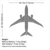 Picture of E-Flite EFL78750 Micro Boeing 787 Dreamliner Twin 30mm EDF BNF Basic with AS3X and SAFE Select