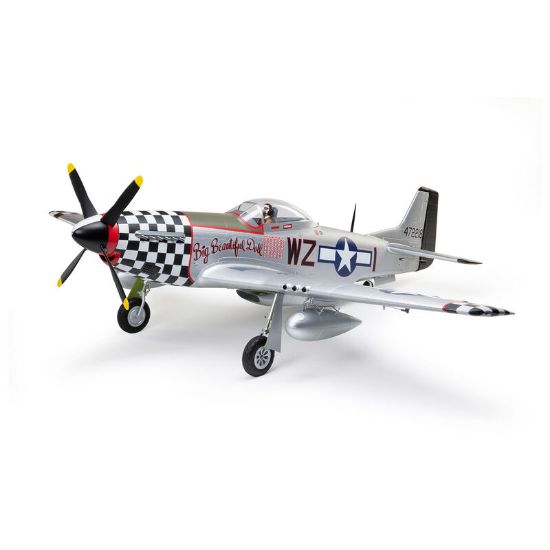 Picture of E-Flite EFL-3359 P-51D Mustang "Big Beautiful Doll" 1.5m BNF Basic with AS3X+ and SAFE Select