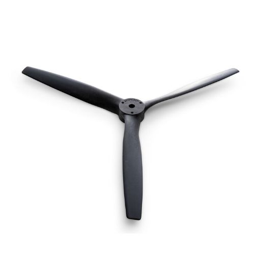 Picture of E-Flite EFLP10073B 3-Blade Propeller 10x7 CW ((Fits-Red Adapter)- fits Twin Timber